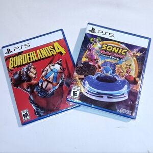 Sonic Racing Crossworlds/ Borderlands 4 PS5 Game Bundle